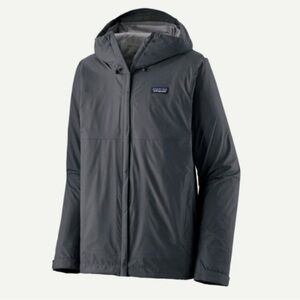 Patagonia Men’s Torrentshell Hooded Jacket - Smolder Blue/Dark Gray - Medium